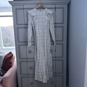 Christy Dawn nwot Plaid Long Sleeve Dress